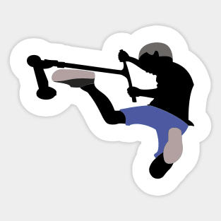 Stunt scooter rider Sticker